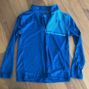 Under Armour 3/4 zip, Heatgear to, size large.